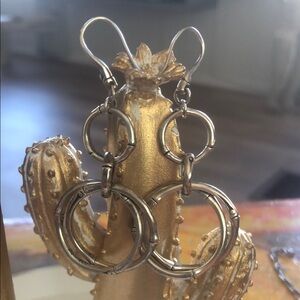 Elegant Silver Hoop Earrings